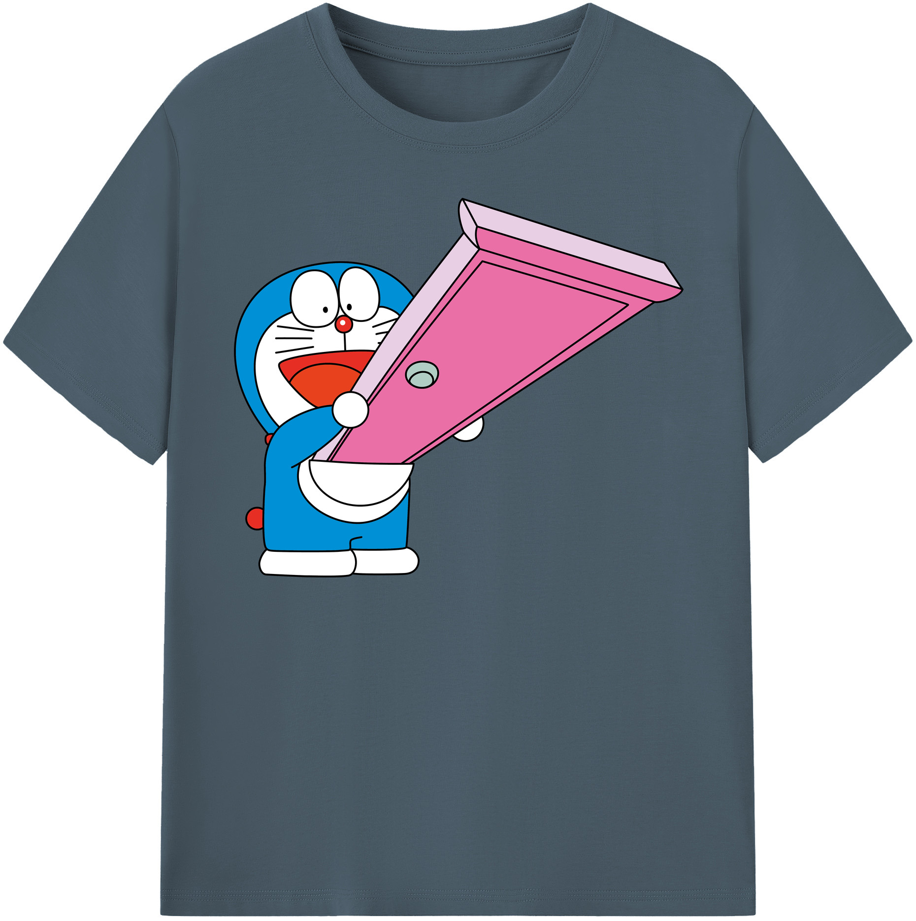 （画像用） ドラえもん Doraemon 綿100％半袖Tシャツ（フロントプリント）
